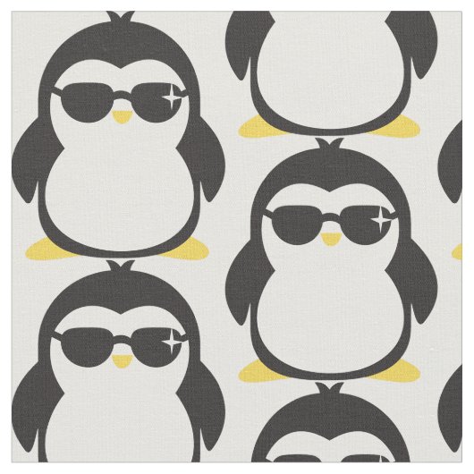 ペンギカッコいいン ファブリック (クローズアップ)
