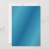 ペンギキスをするンハートブライダルシャワー招待状 招待状 (裏面)