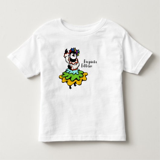 ペンギニタフォークロリコダンサー トドラーTシャツ (正面)
