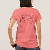 ペンギベビーエンジェルズインウィメンズティー Tシャツ (裏面)