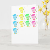 ペンギョン！ペンギンズカード早く治ってね カード (黄色い花)