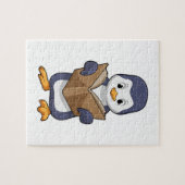 ペンギンおたくと本 ジグソーパズル (横)