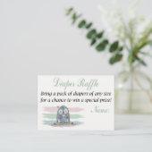 ペンギンおむつラッフルチケット プレイスカード (スタンド正面)