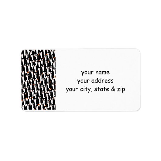 ペンギンおもしろいの山 ラベル (正面)