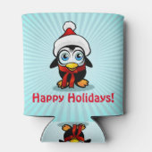 ペンギンおもしろいサンタクロース 缶クーラー (裏面)