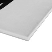 ペンギンおもしろいシェフ漫画のガラス切り盤 カッティングボード (角)