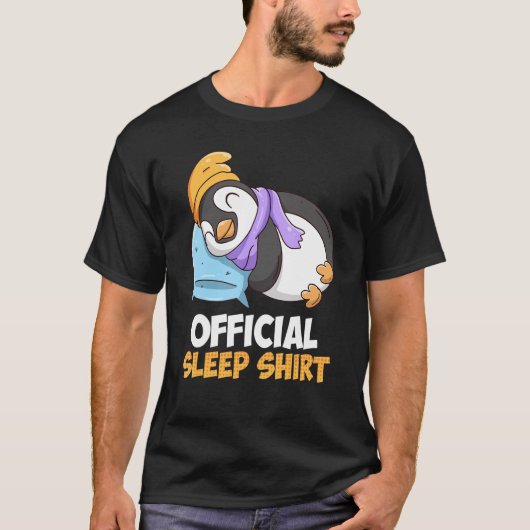 ペンギンおもしろいスリープシャツ Tシャツ (正面)
