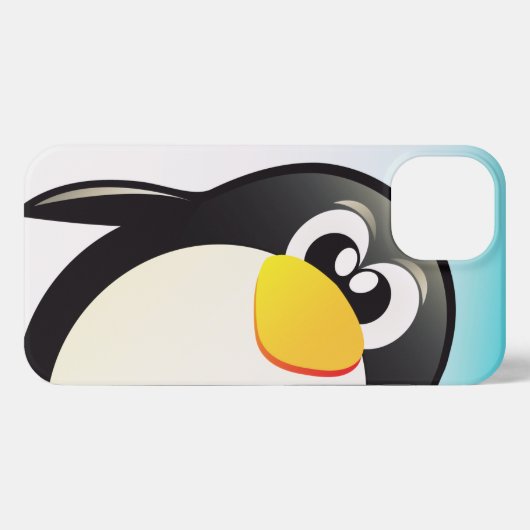 ペンギンおもしろいズの電話ケース iPhoneケース (裏面横)