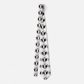 ペンギンおもしろいティーポット ネクタイ (裏面)