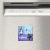 ペンギンおもしろいニースいけなホリデーマグネット マグネット (インサイチュ (食洗機))