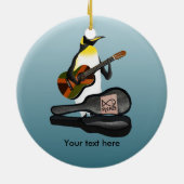 ペンギンおもしろいブキング セラミックオーナメント (裏面)