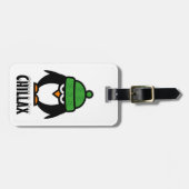 ペンギンおもしろいラゲッジタグ | 動物お洒落像 ラゲッジタグ (正面横)