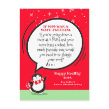 ペンギンおもしろい数学の問題パーソナライズされた