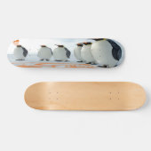 ペンギンおもしろい スケートボード (横)