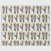 ペンギンおもしろい- KidsArt for CHOC ラッピングペーパー (フラット)