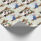 ペンギンおもしろい- KidsArt for CHOC ラッピングペーパー (角)