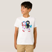ペンギンおよび馬 Tシャツ (正面フル)
