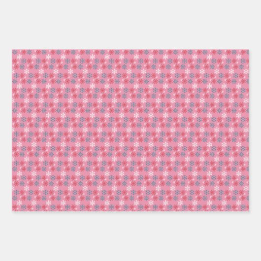 ペンギンお洒落アイス魚釣りウォーターカラーアート ラッピングペーパーシート (正面3)