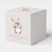ペンギンお洒落誕生日 | ヴィンテージピンク フェイバーボックス (正面サイド)