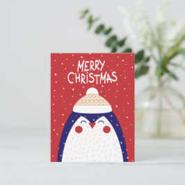 ペンギンからのクリスマスメッセージカード シーズンカード