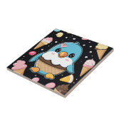 ペンギンかわいいアイスクリーム タイル (側面)