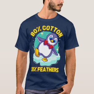 ペンギンかわいいペンギン80コットン20羽2 Tシャツ