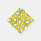 ペンギンかわいい冬の1st誕生日パーティーナプキンス スタンダードカクテルナプキン (角)