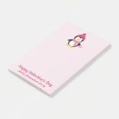 ペンギンかわいらしホームスクールCO-OPバレンタインデー ポストイット (アングル)