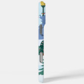 ペンギンがクリスマスを飾る Case-Mate iPhoneケース (裏面 / 右)