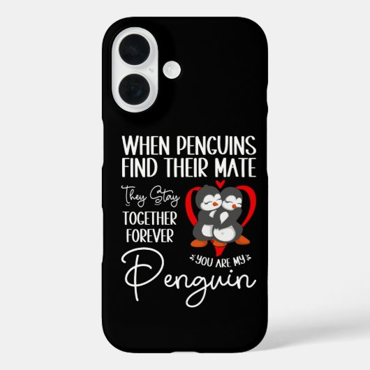 ペンギンがパートナーを見つけると一生連れ添う Case-Mate iPhoneケース (裏面)
