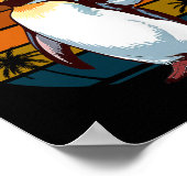 ペンギンがペンギンに抵抗おもしろいする ポスター (角)