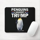 ペンギンがペンギンに抵抗おもしろいする マウスパッド (マウス)