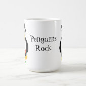 ペンギンがロック コーヒーマグカップ (中央)