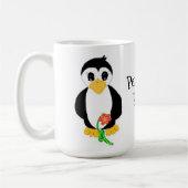 ペンギンがロック コーヒーマグカップ (左)
