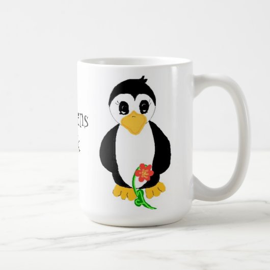 ペンギンがロック コーヒーマグカップ (右)