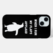 ペンギンが不適切なタイミングで拍手 Case-Mate iPhoneケース (裏面 (横))