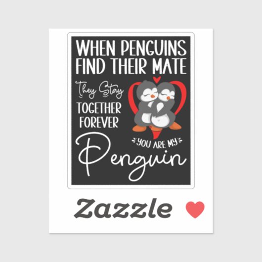 ペンギンが仲間を見つけると一緒にいる シール (シート)