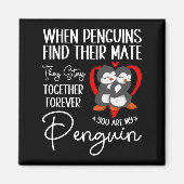 ペンギンが仲間を見つけると一緒にいる マグネット (正面)