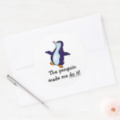 ペンギンが俺にやらせた! ラウンドシール (封筒)