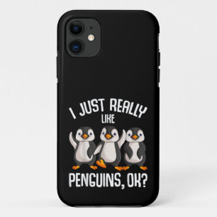 ペンギンが大好きな子供向け 女の子 男の子 女性向け P iPhone 11 ケース