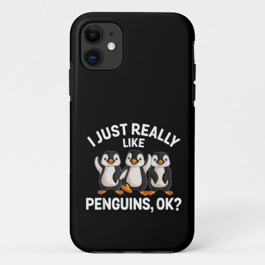 ペンギンが好きなだけです Case-Mate iPhoneケース (裏面)