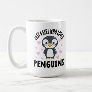 ペンギンが好きな女の子 コーヒーマグカップ