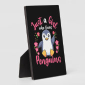 ペンギンが好きな女の子 フォトプラーク (側面)