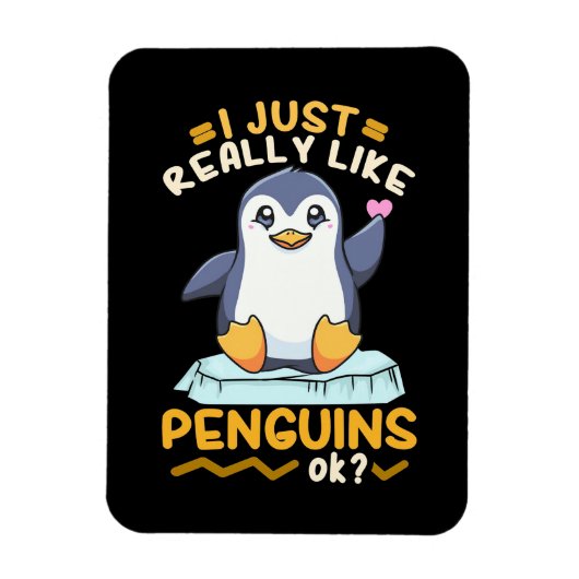 ペンギンが好き マグネット (縦)
