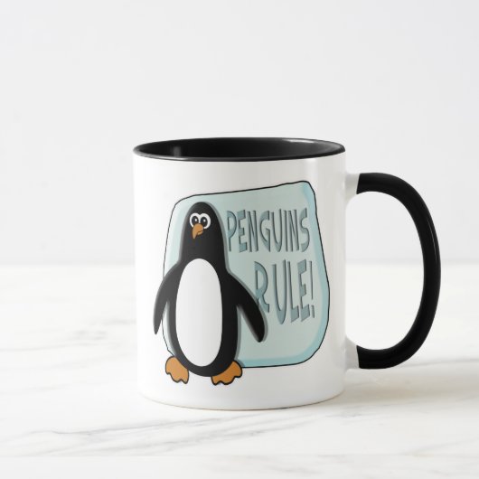 ペンギンが支配するマグカップ マグカップ (右)