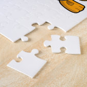 ペンギンが枕で寝る ジグソーパズル (側面)