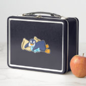 ペンギンが枕で寝る メタルランチボックス (インサイチュ)