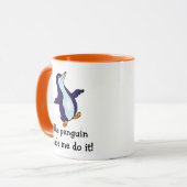 ペンギンが私にやってくれた マグカップ (正面左)