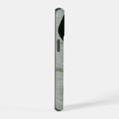 ペンギンが雛を見る iPhone 15ケース (右側面)