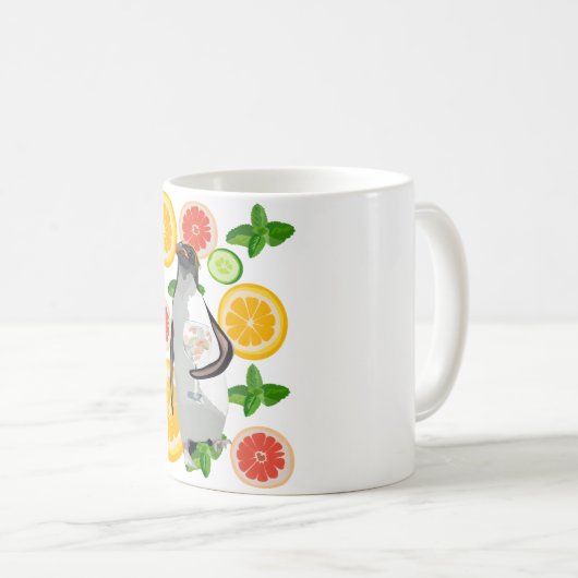ペンギンが飲むお気に入りのもの コーヒーマグカップ (正面右)